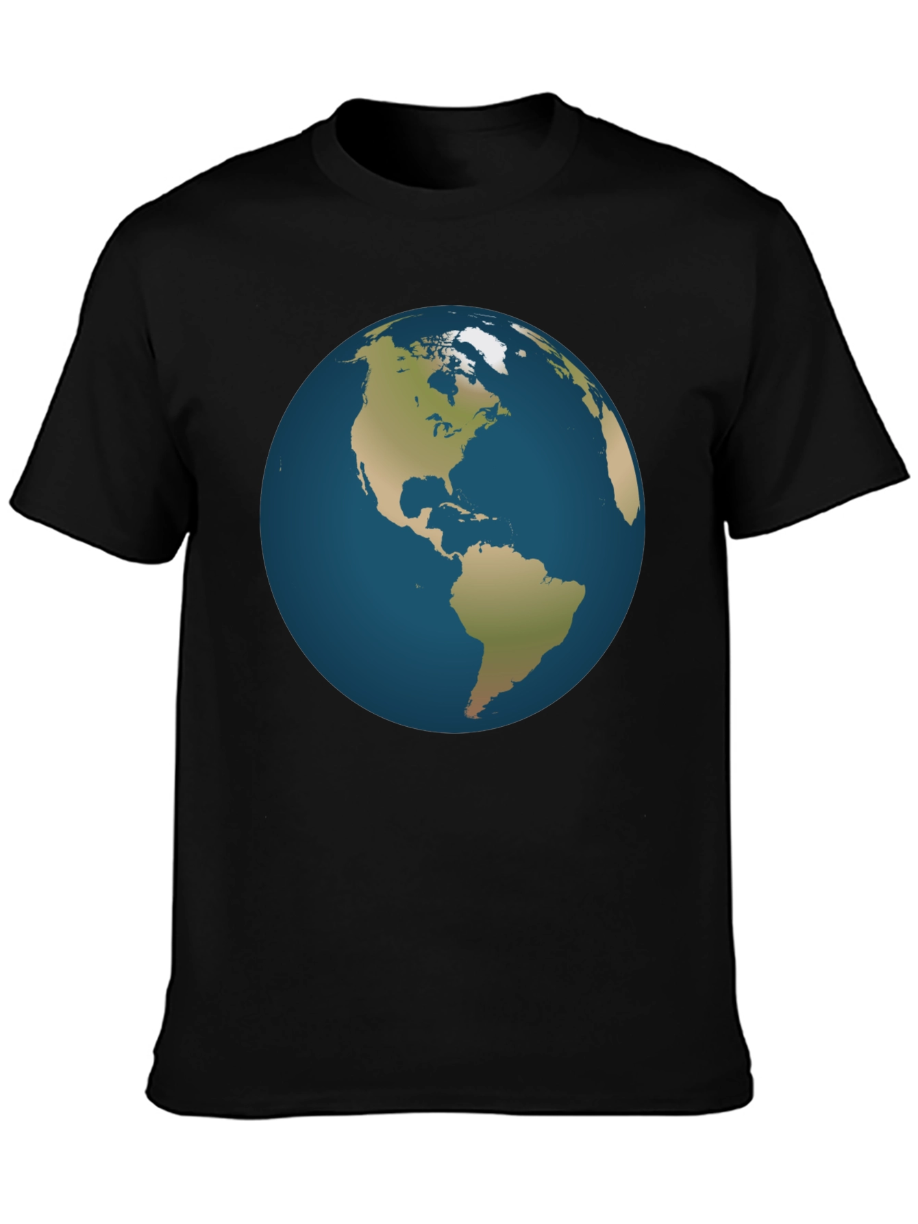 Earth Graphic Black T-Shirt