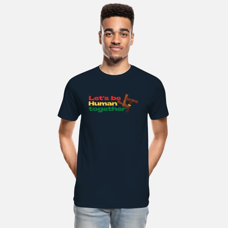 Let's be human together juneteenth design