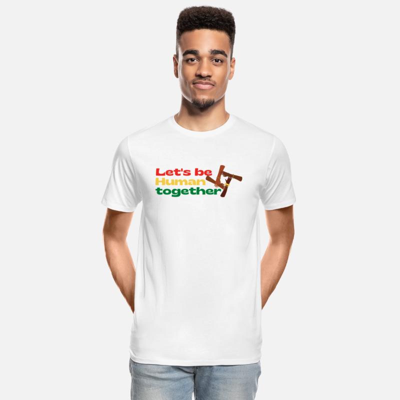 Let's be human together juneteenth design