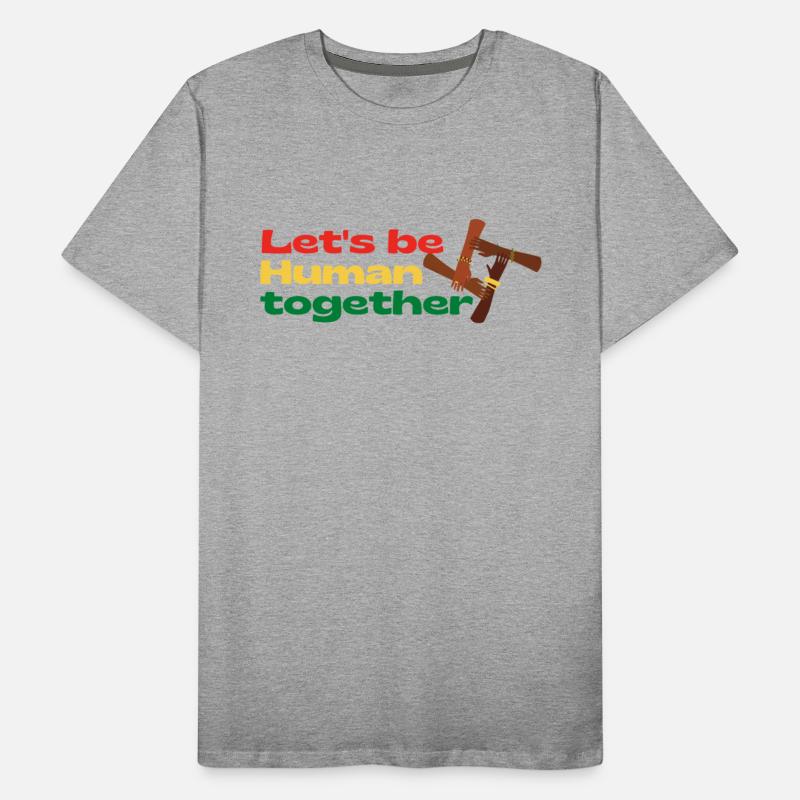 Let's be human together juneteenth design