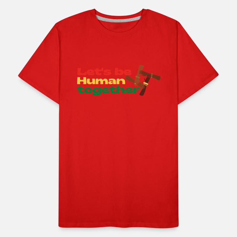 Let's be human together juneteenth design