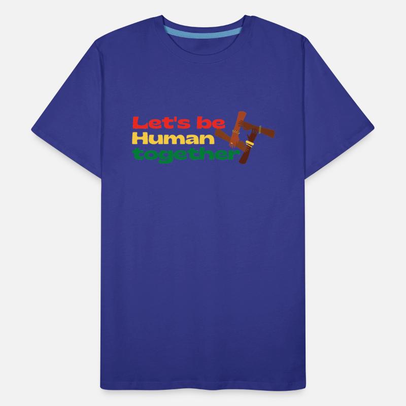 Let's be human together juneteenth design