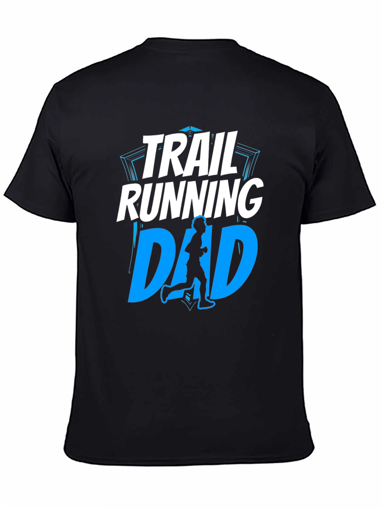 Trail Running Dad Graphic Tee - Black