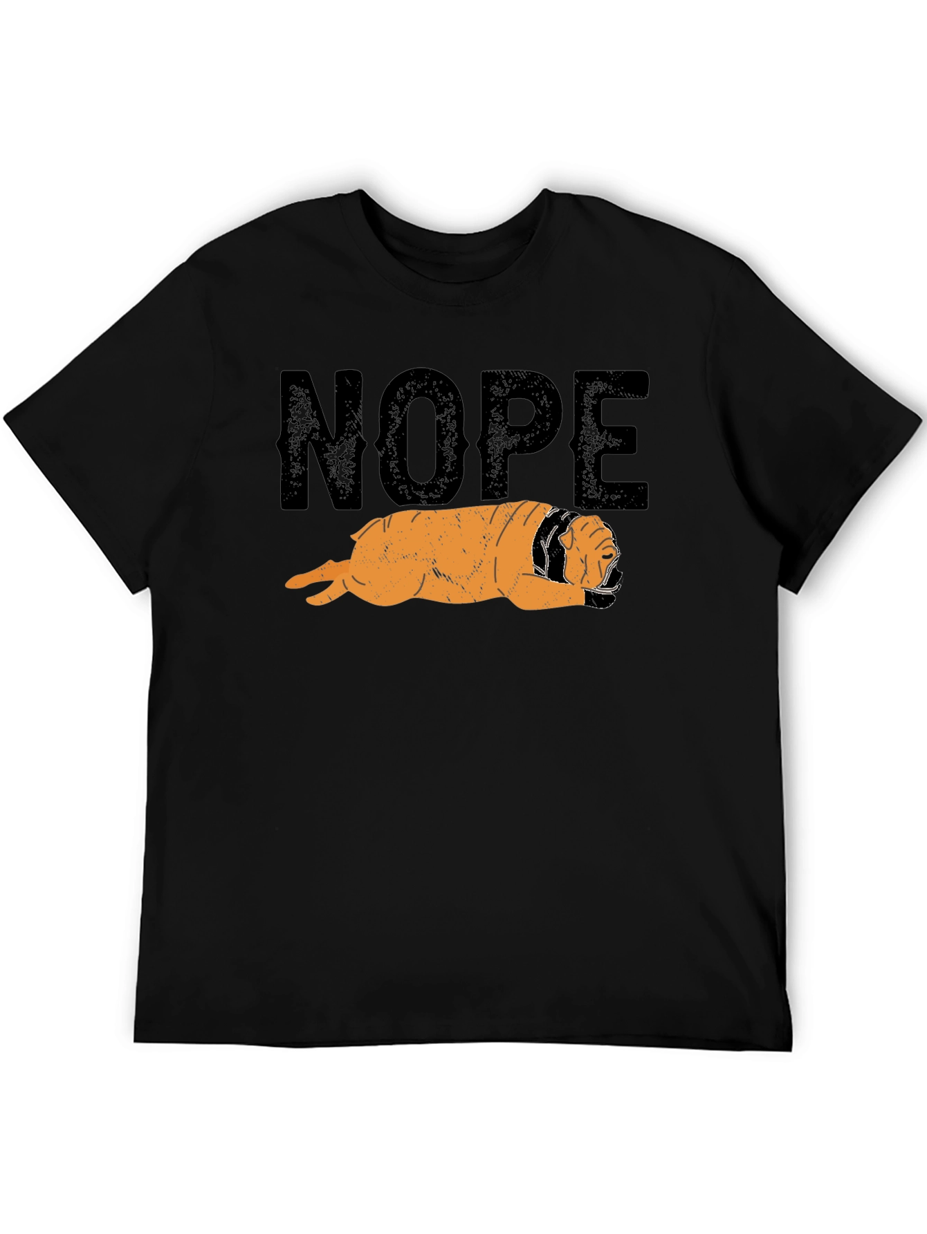 Nope Shar Pei Graphic T-Shirt