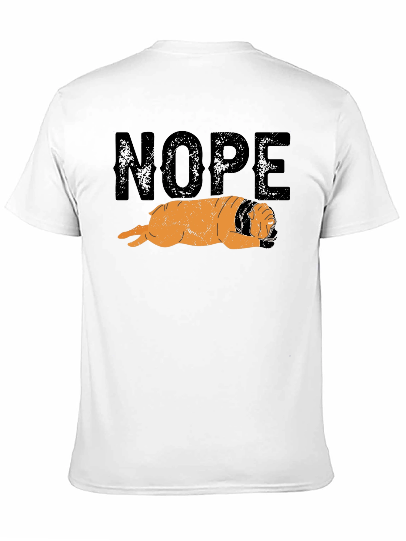 Nope Shar Pei Graphic T-Shirt