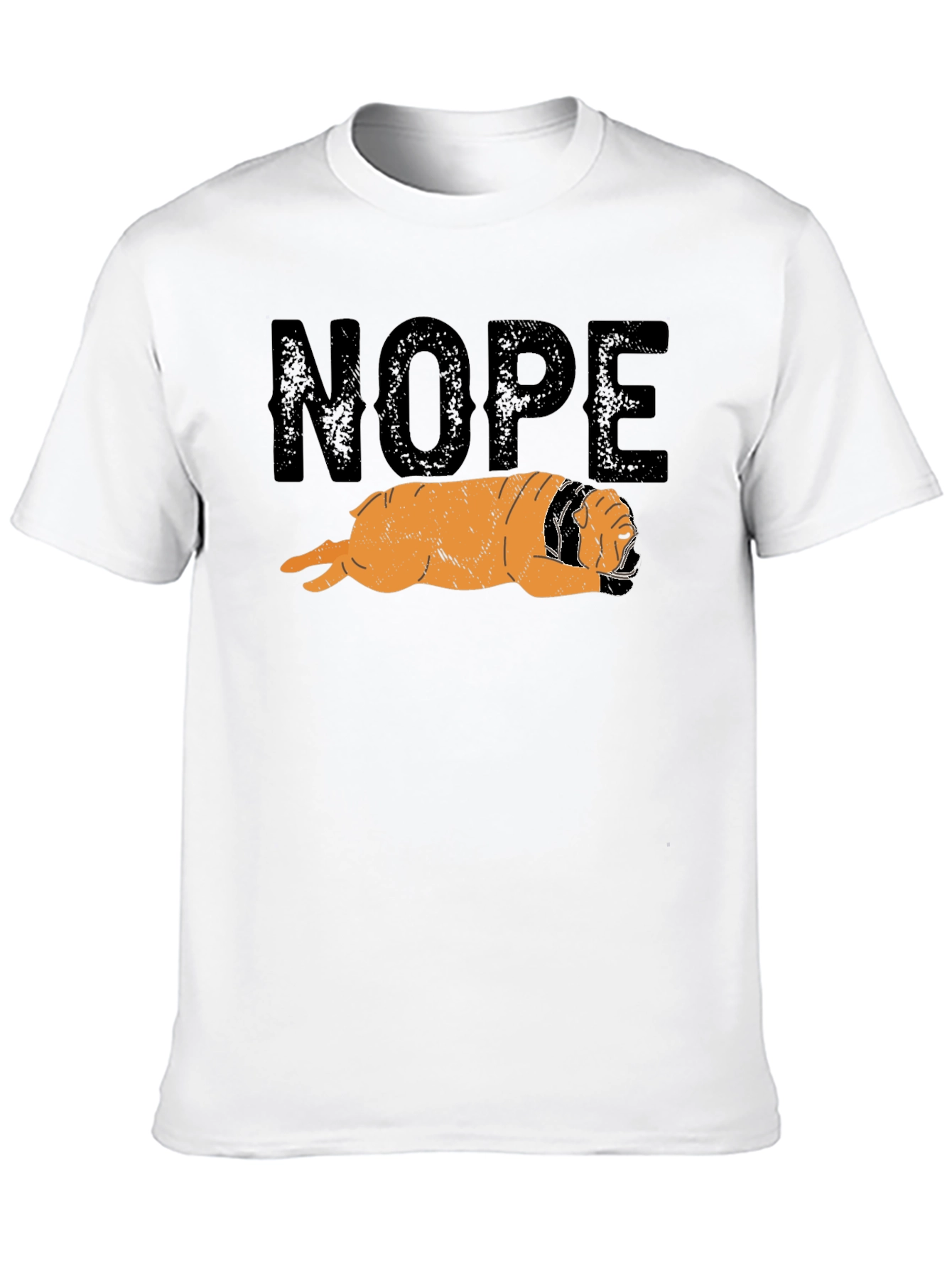 Nope Shar Pei Graphic T-Shirt