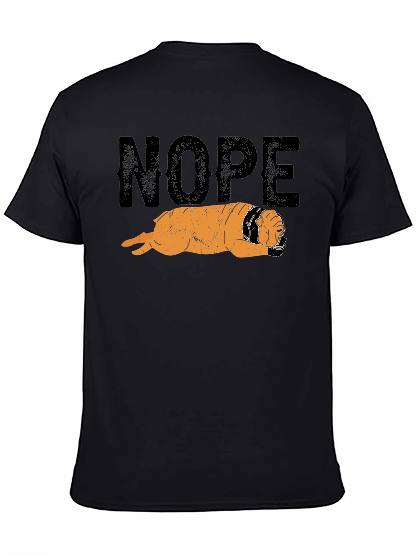 Nope Shar Pei Graphic T-Shirt