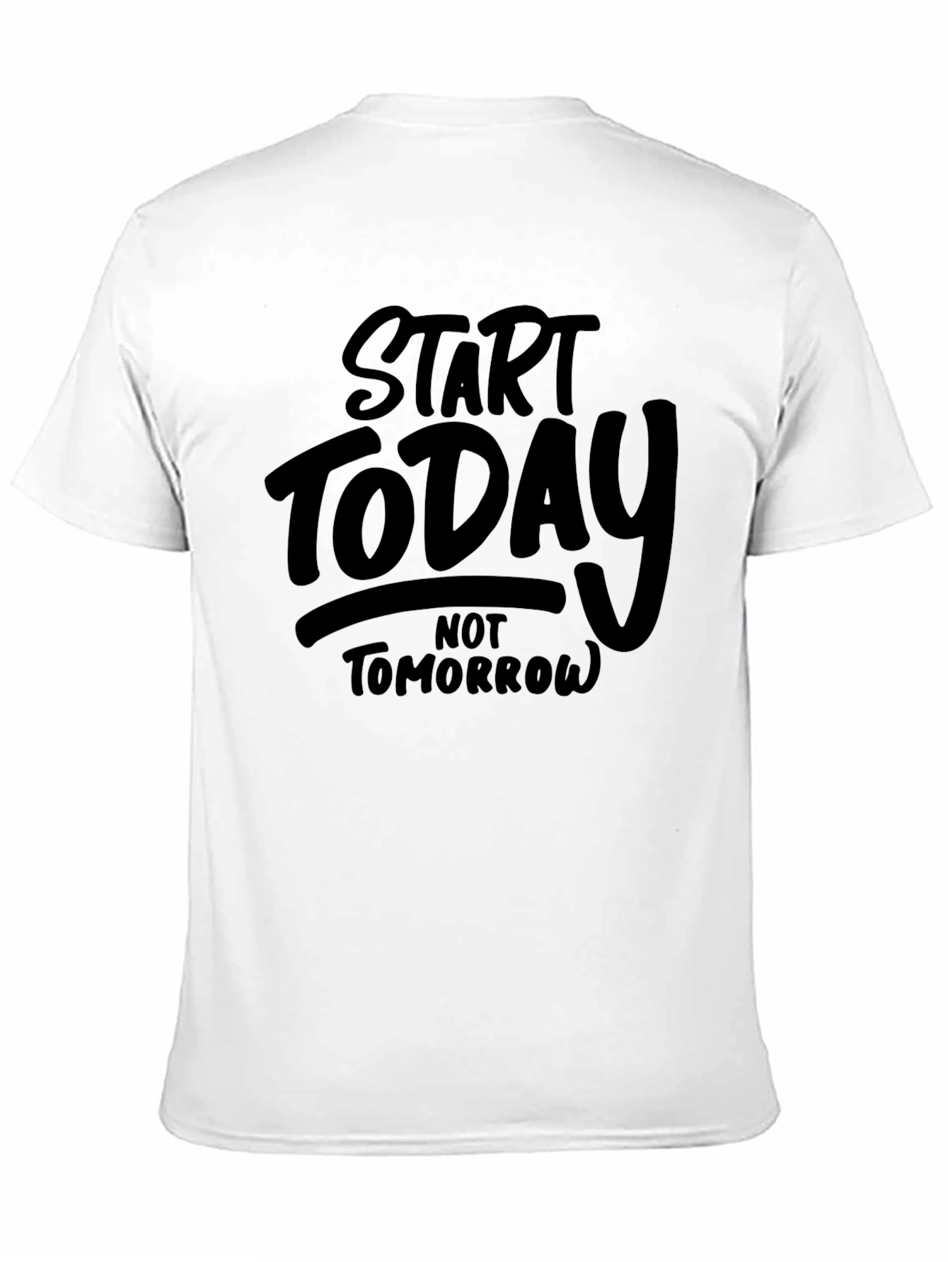Start Today Black Graphic Tee