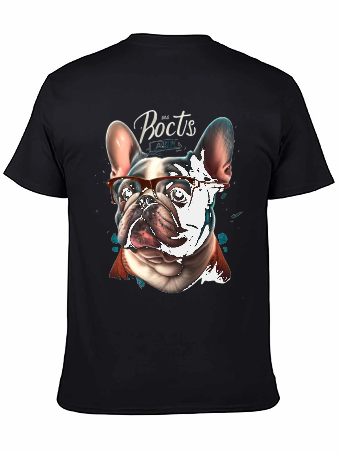 Dog with Glasses Graphic T-Shirt