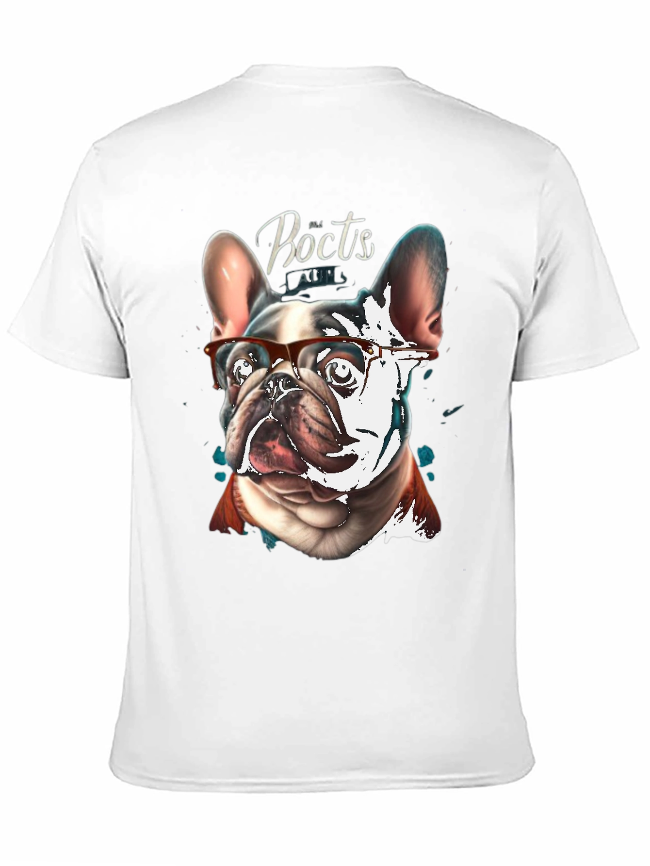 Dog with Glasses Graphic T-Shirt