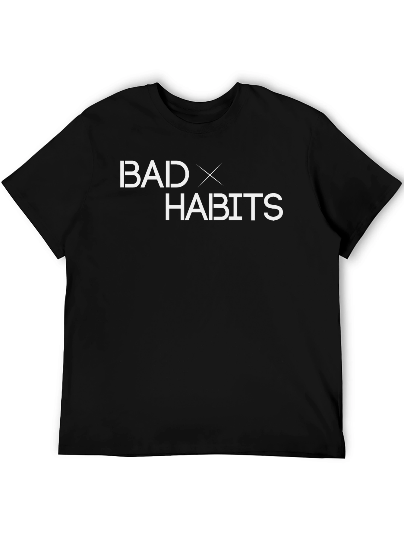 Bad Habits Graphic Tee - Edgy Casual Style
