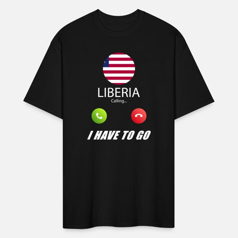 Liberia is calling Is calling Flag Saying