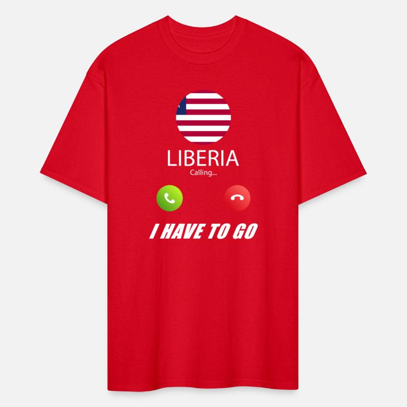 Liberia is calling Is calling Flag Saying