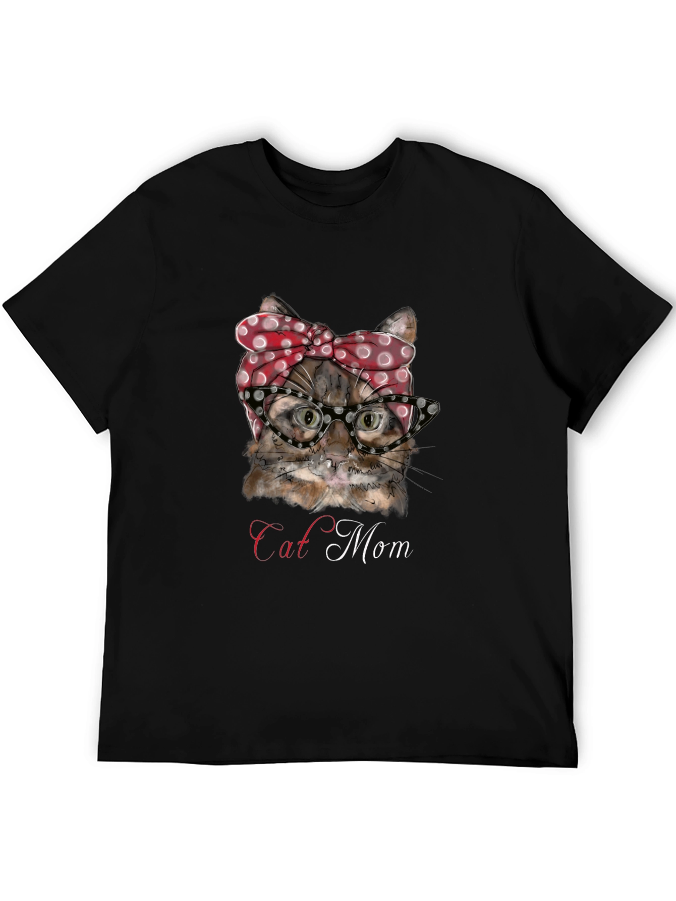 Cat Mom T-Shirt - Cute Feline Graphic Tee