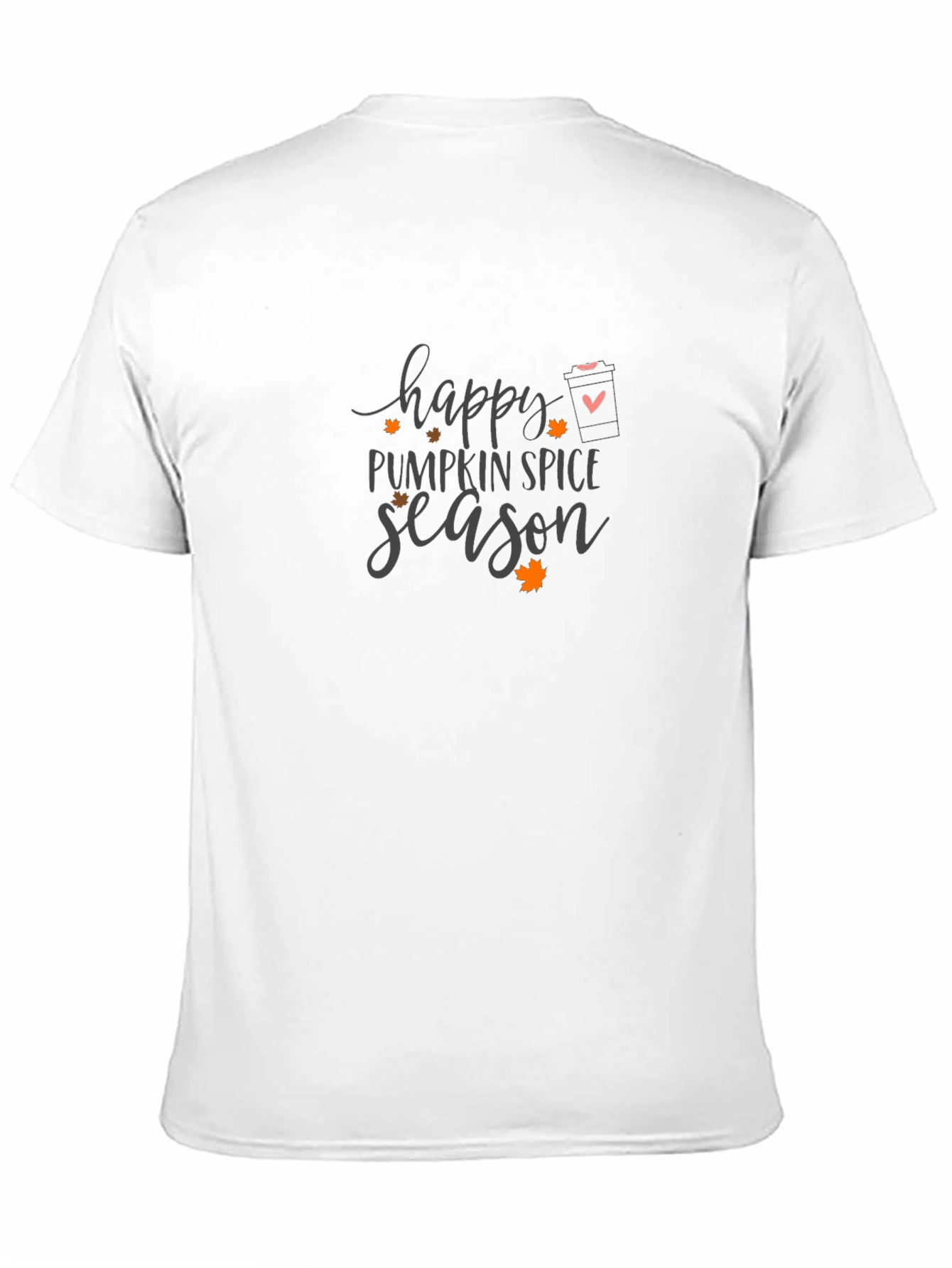 Happy Pumpkin Spice Season Black T-Shirt