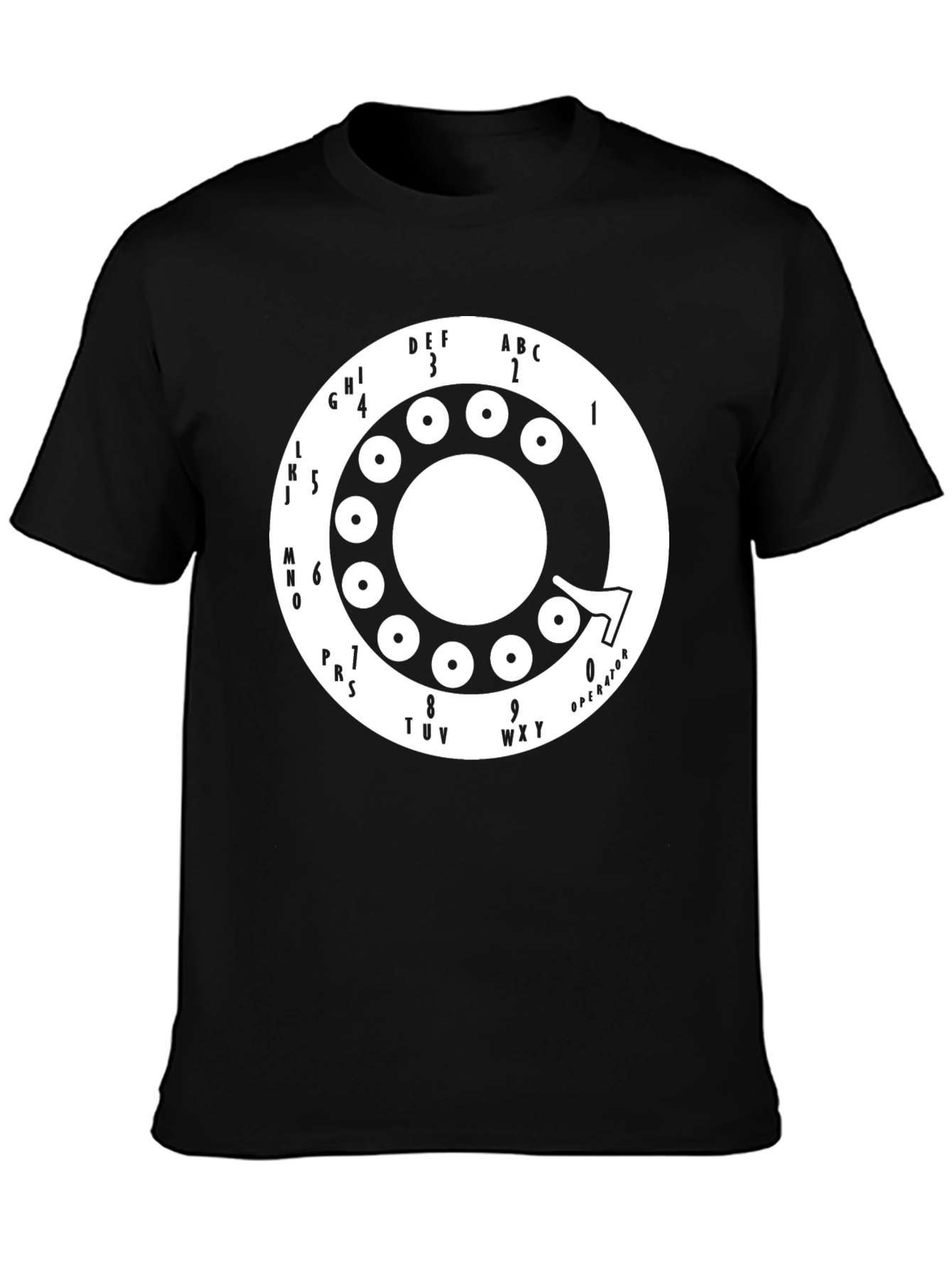 Retro Rotary Phone Dial T-Shirt