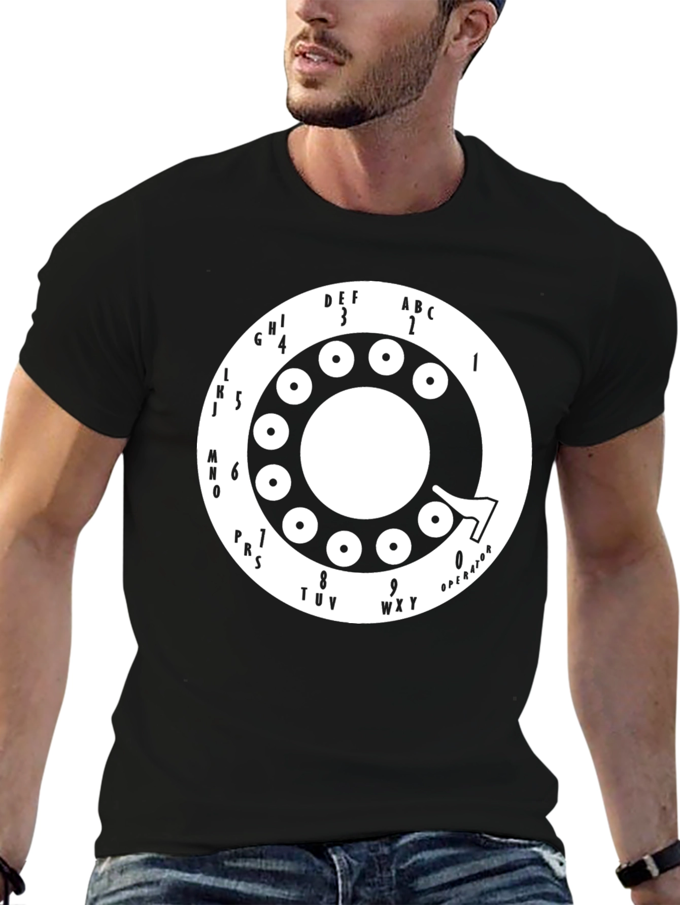 Retro Rotary Phone Dial T-Shirt