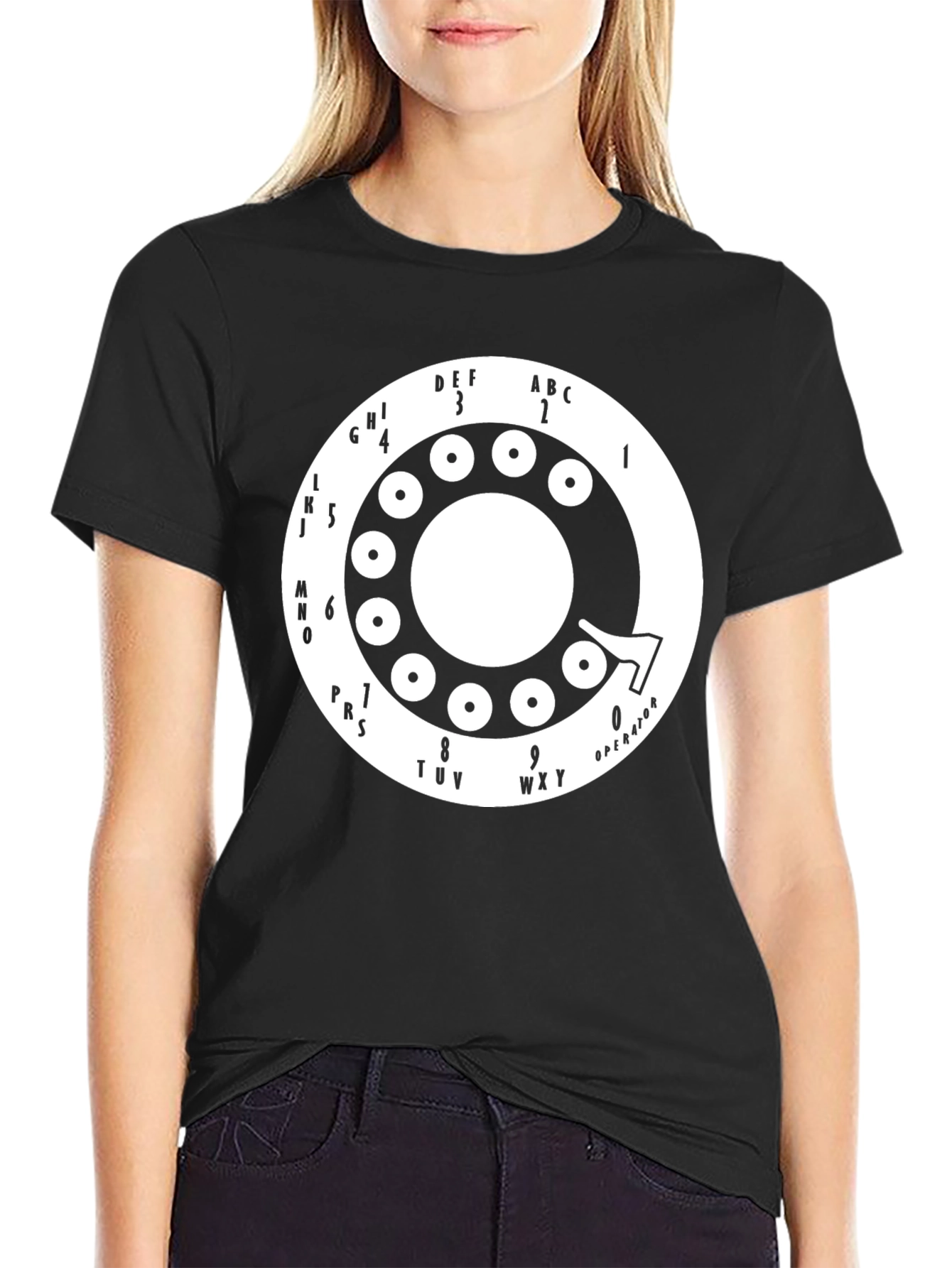 Retro Rotary Phone Dial T-Shirt
