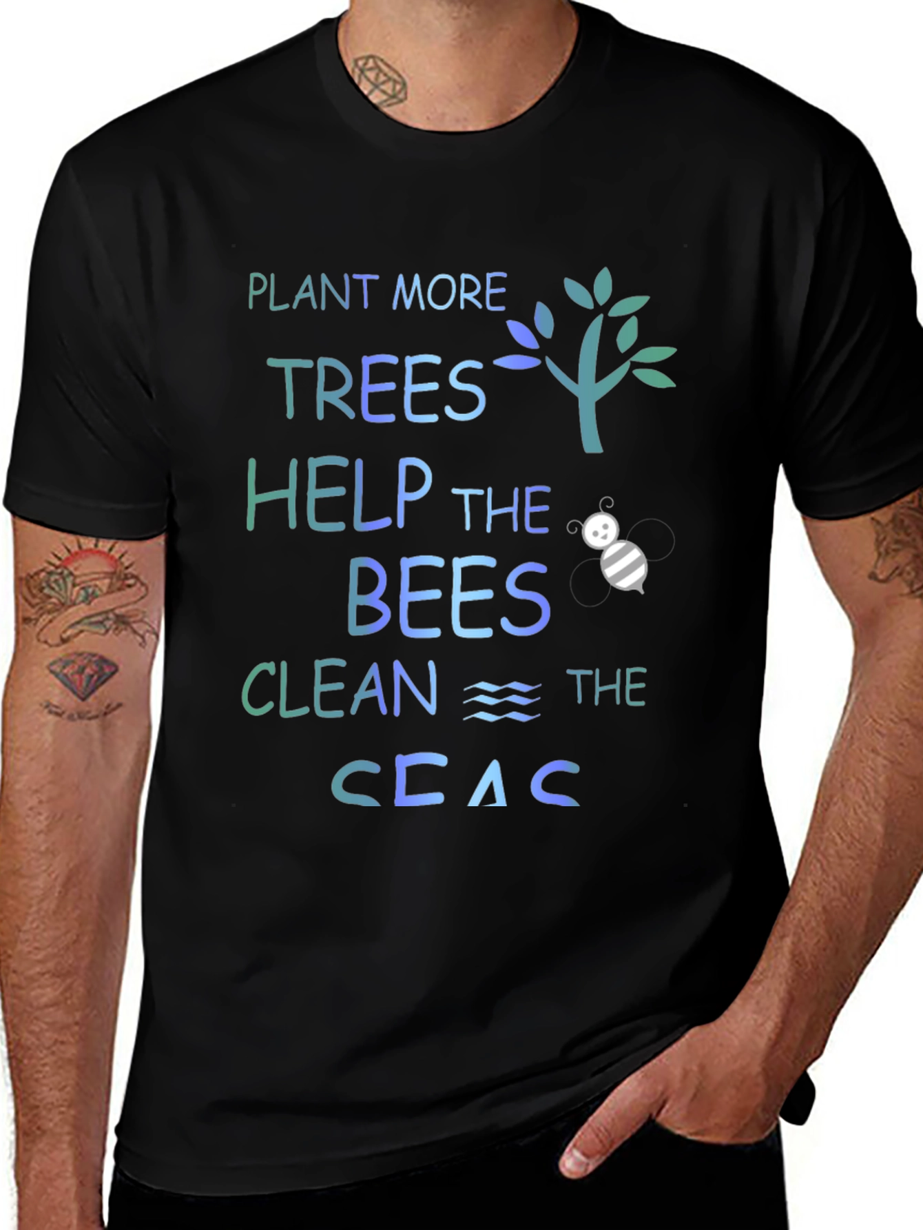 Eco-Friendly Plant More Graphic Tee