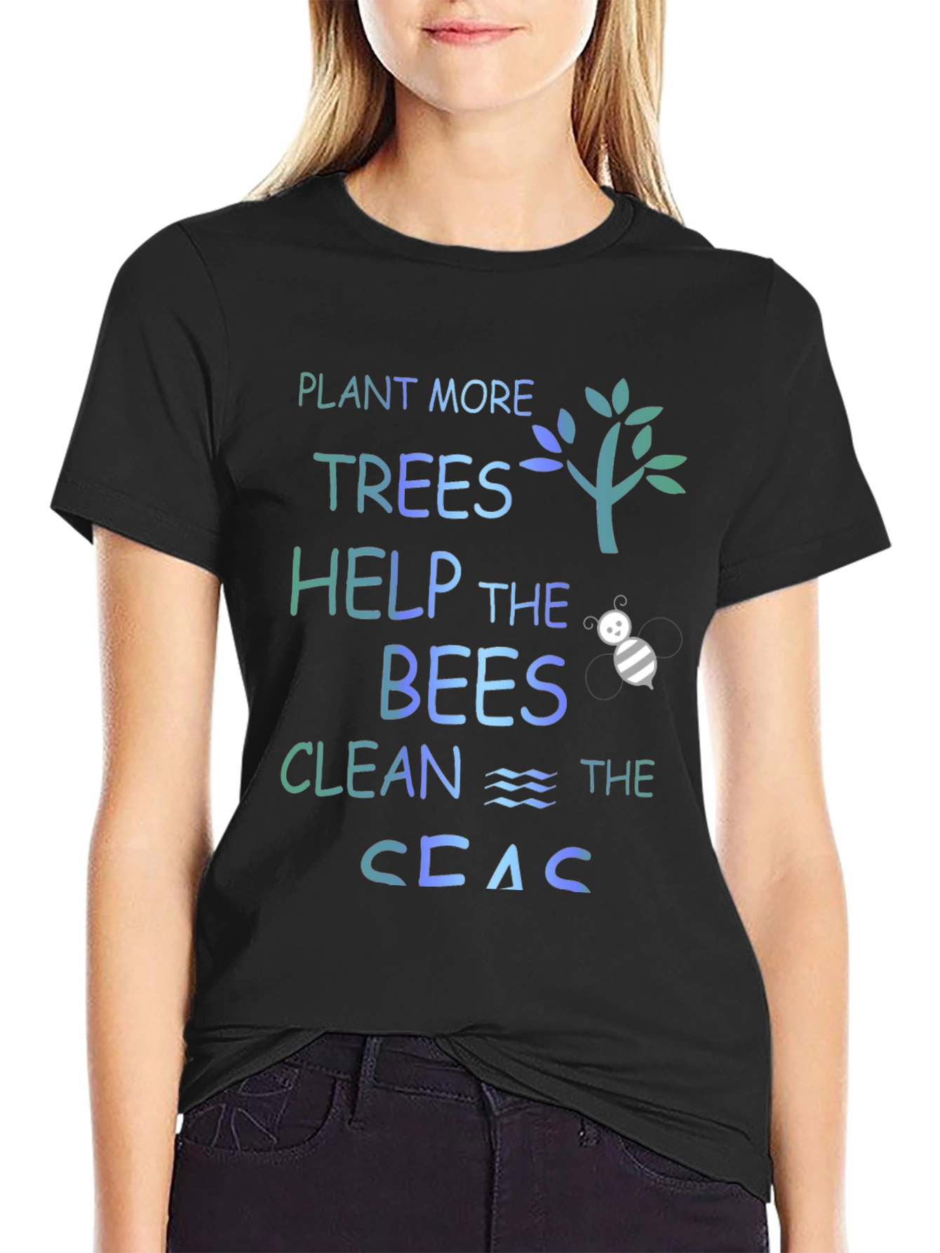 Eco-Friendly Plant More Graphic Tee