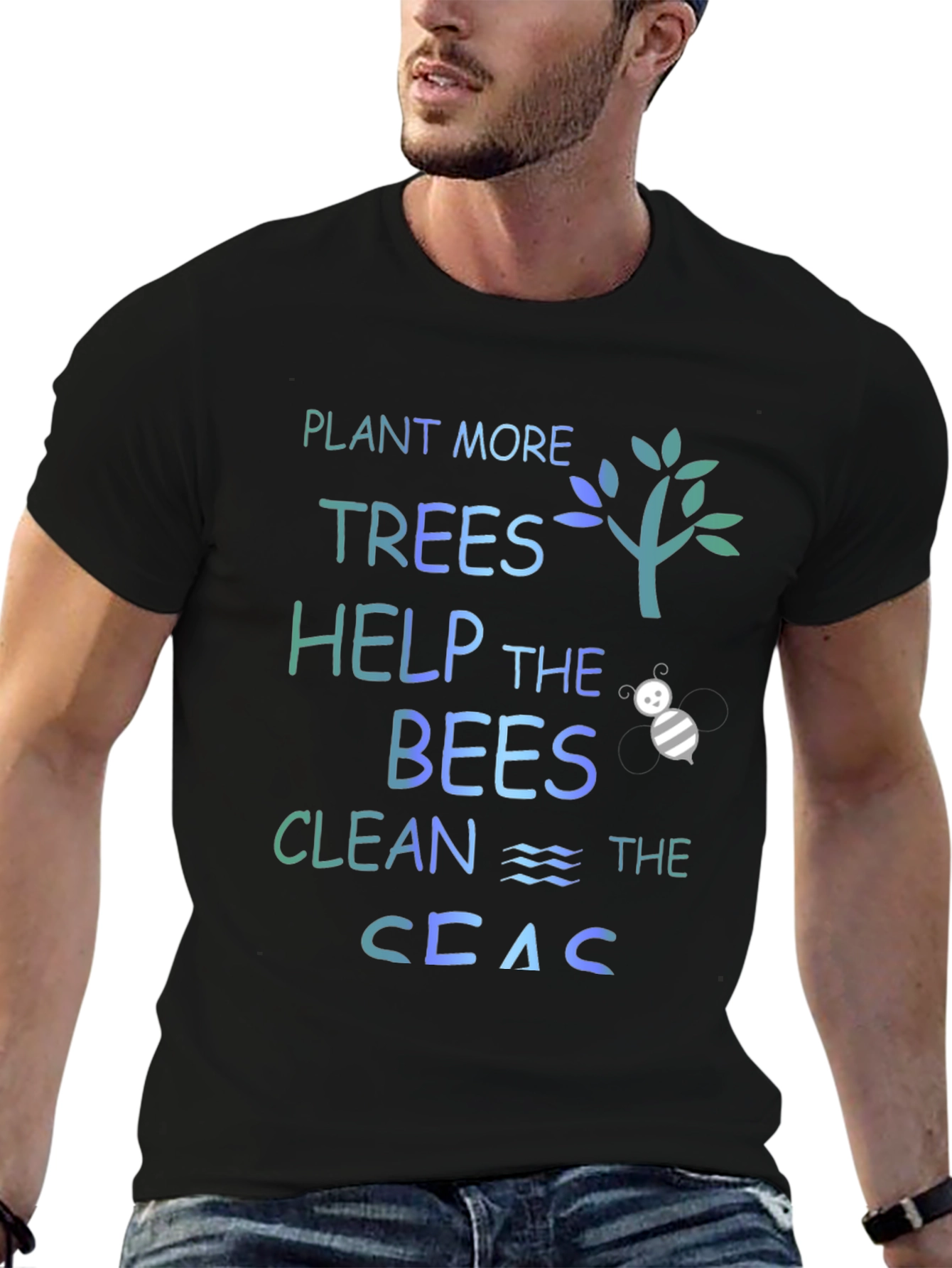 Eco-Friendly Plant More Graphic Tee