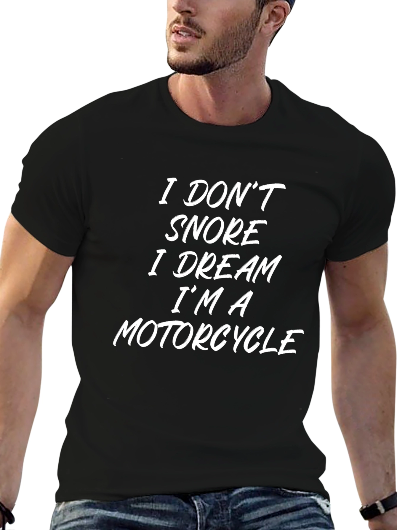 Funny Motorcycle Dream T-Shirt - Novelty Graphic Tee