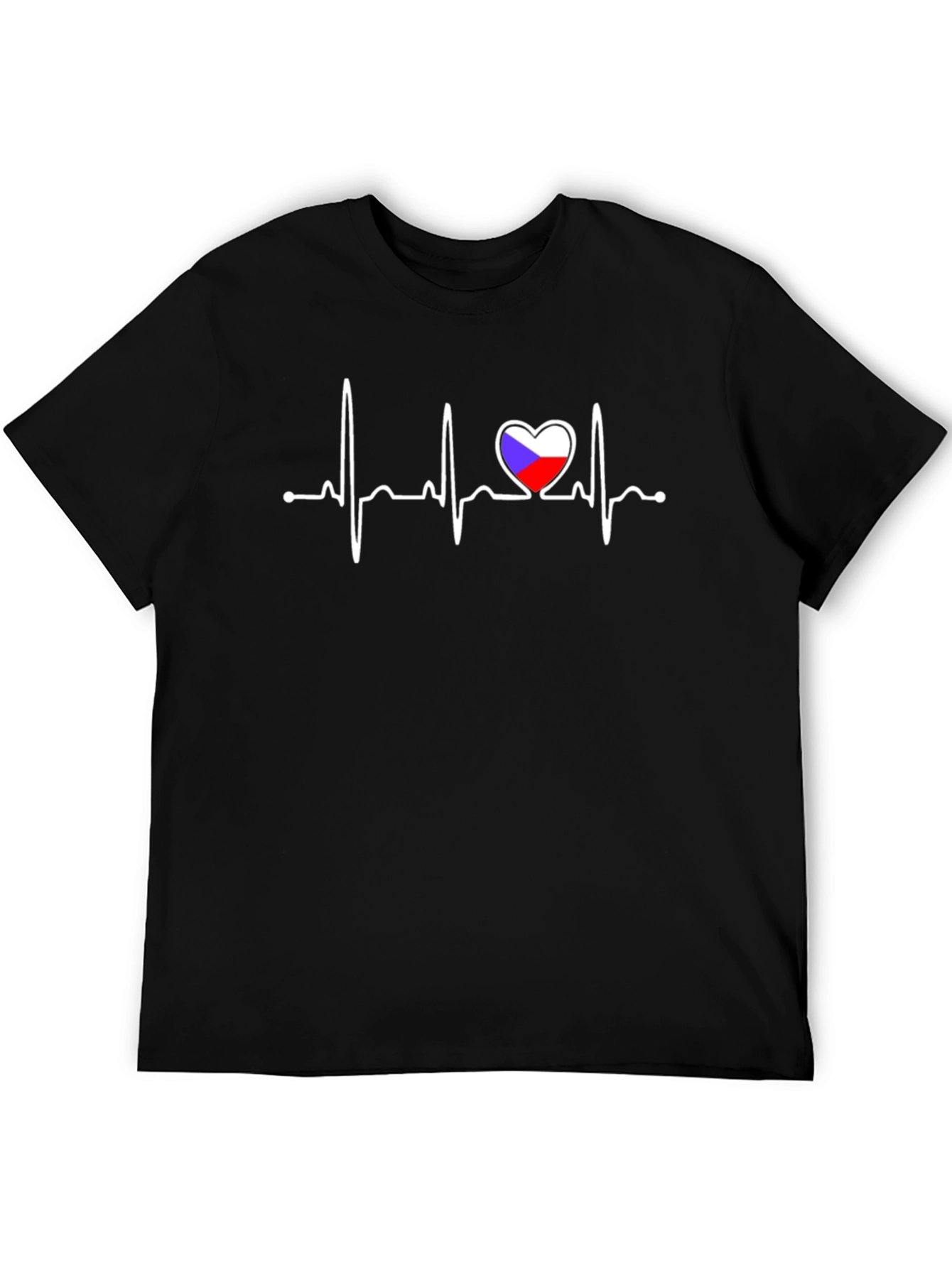 Czech Republic Heartbeat T-Shirt