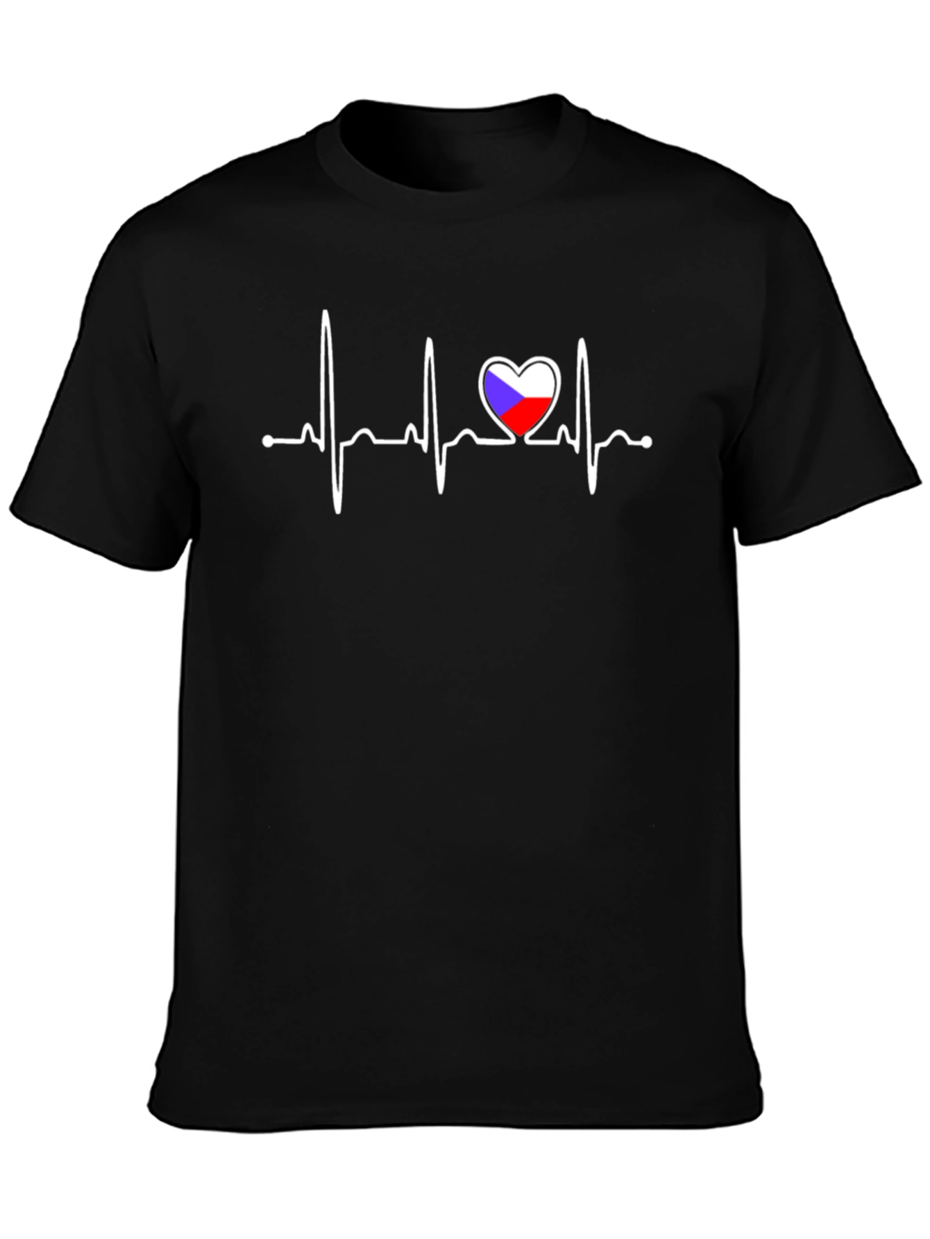 Czech Republic Heartbeat T-Shirt