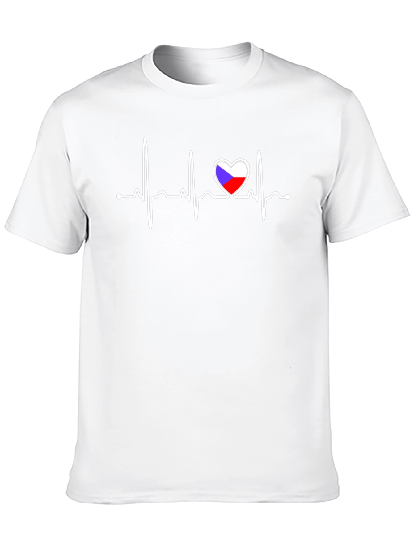 Czech Republic Heartbeat T-Shirt