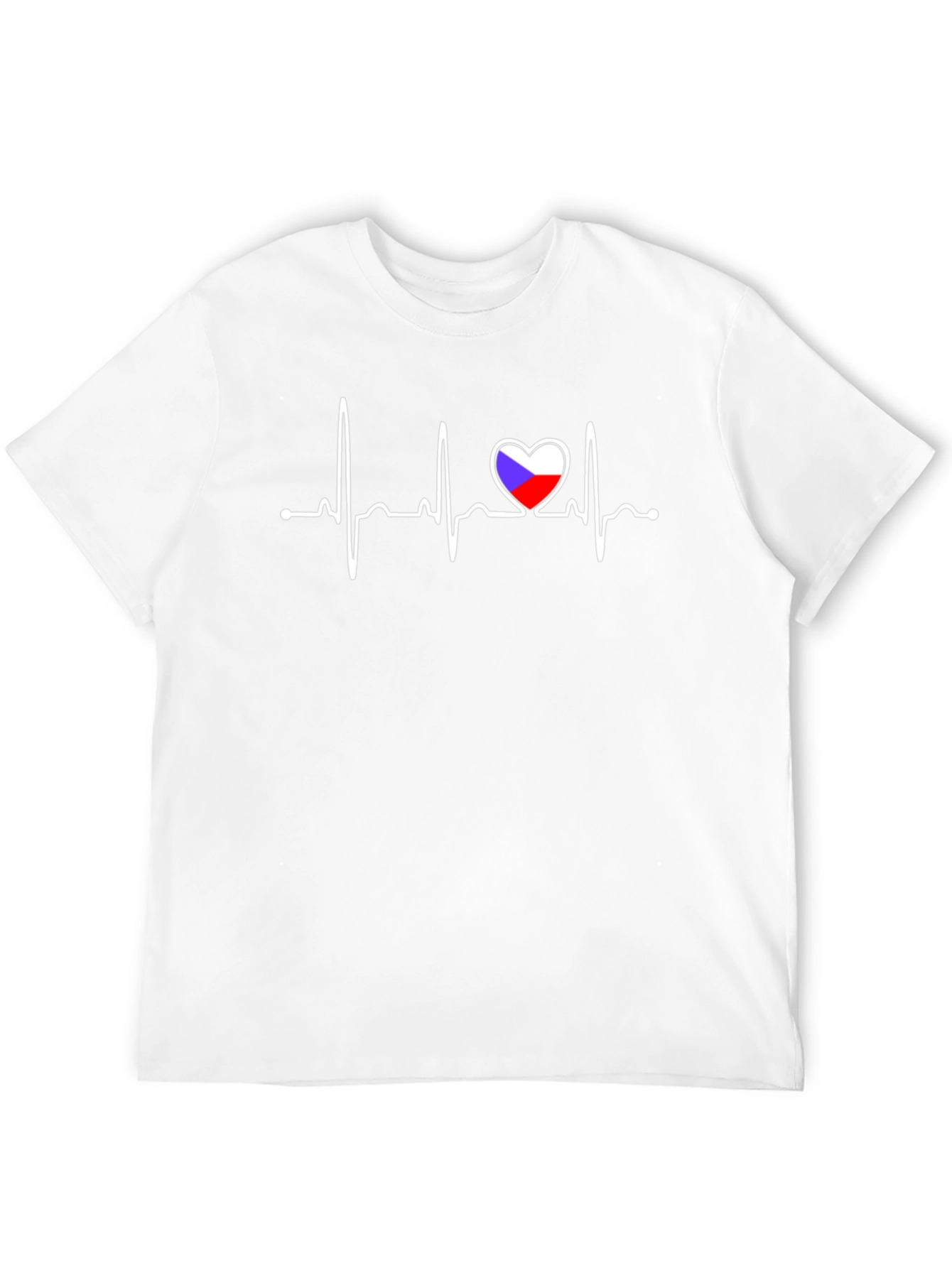 Czech Republic Heartbeat T-Shirt