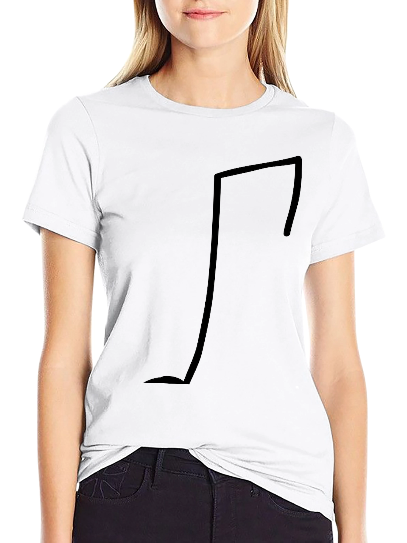 Mens Black Short Sleeve Crew Neck T-Shirt