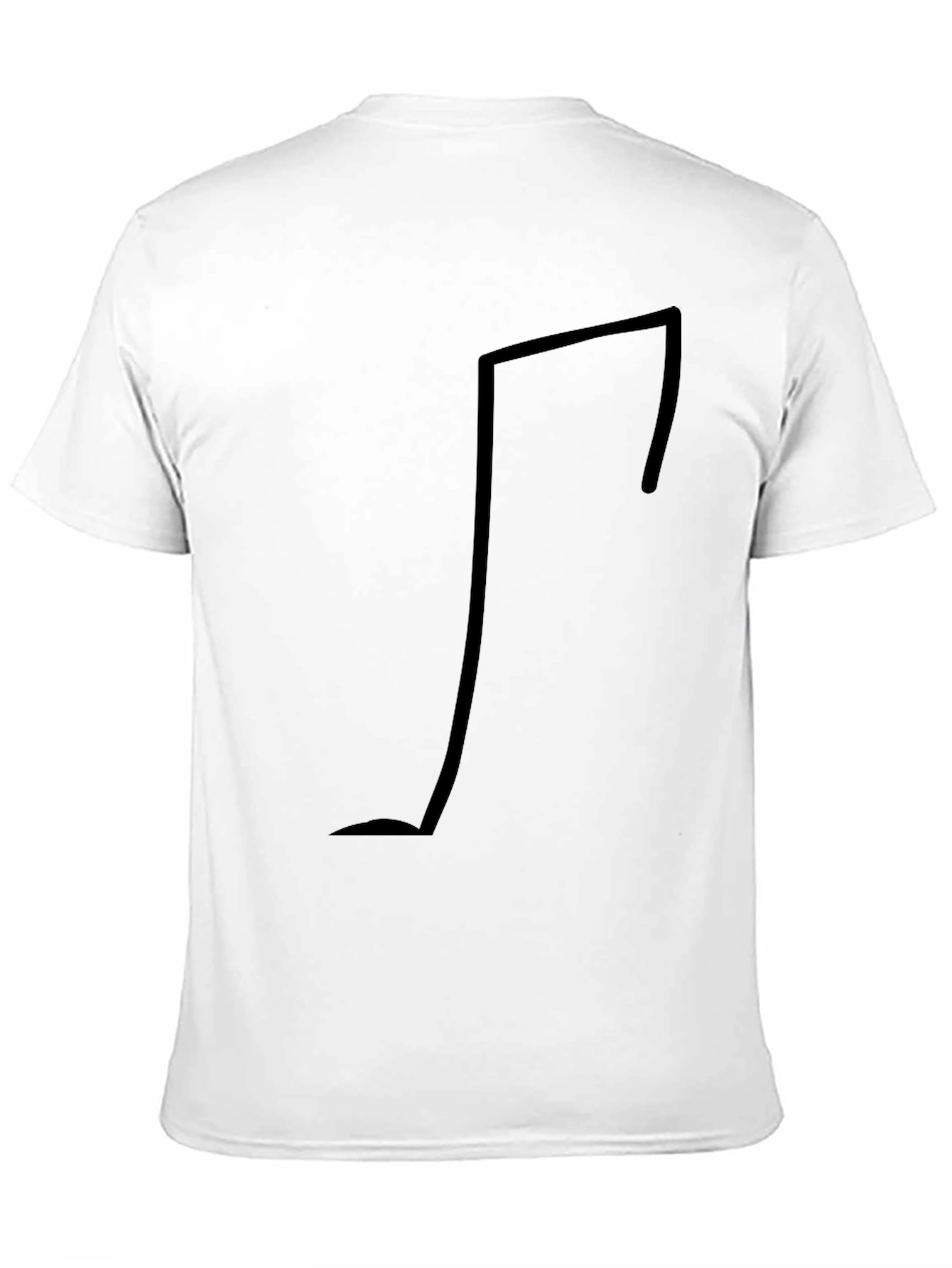 Mens Black Short Sleeve Crew Neck T-Shirt