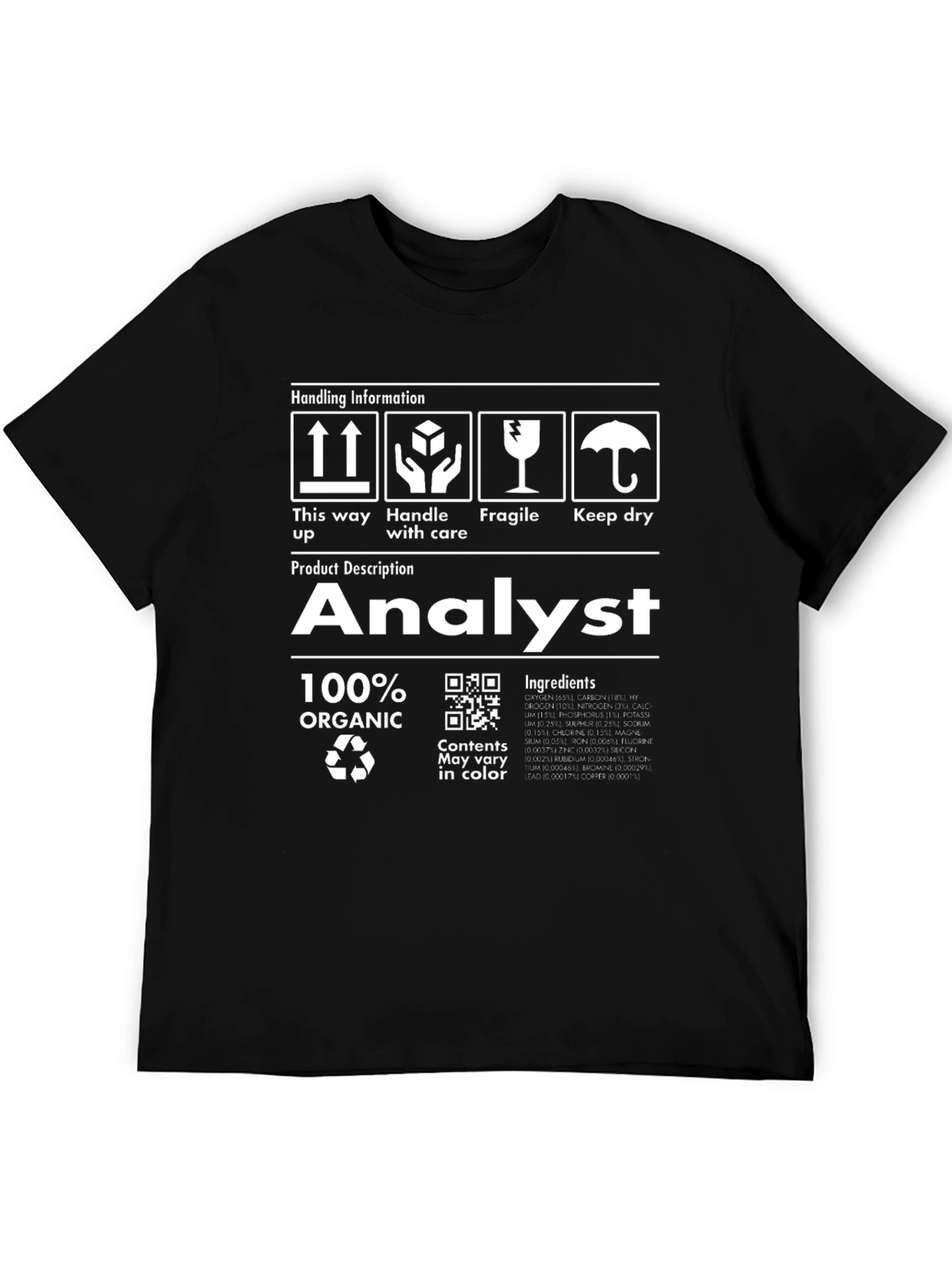 Analyst 100% Organic T-Shirt