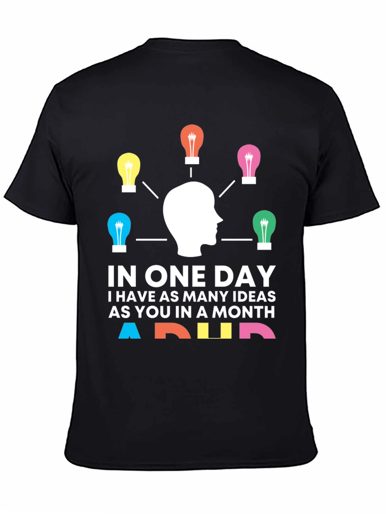 ADHD Ideas T-Shirt - Unique Brainstorming Design