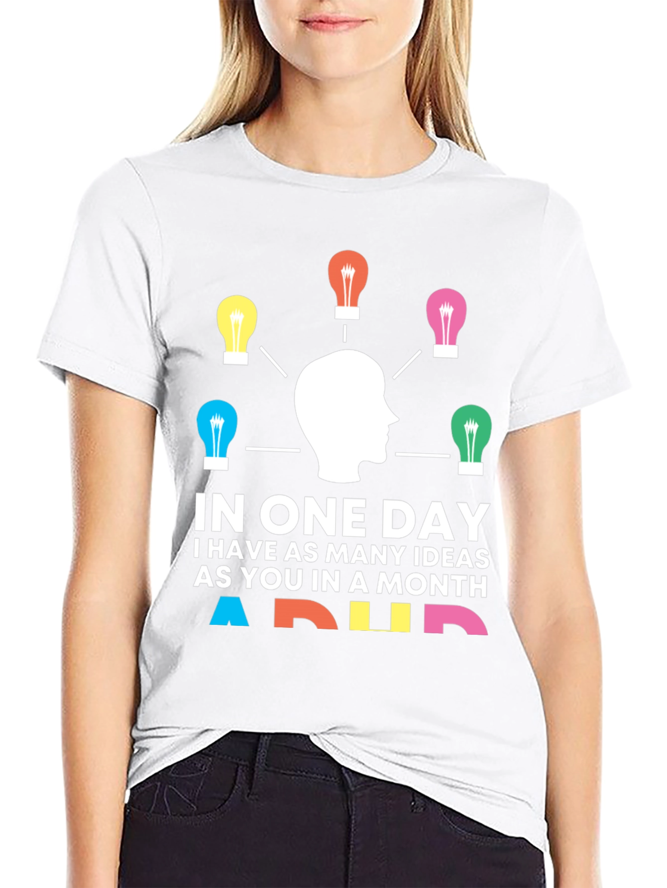 ADHD Ideas T-Shirt - Unique Brainstorming Design