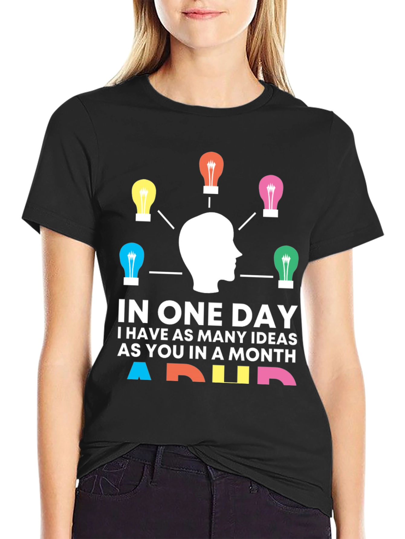 ADHD Ideas T-Shirt - Unique Brainstorming Design
