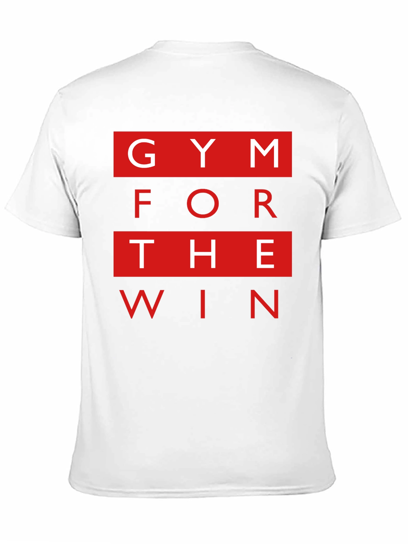 Gym for the Win Mens Black Graphic T-Shirt