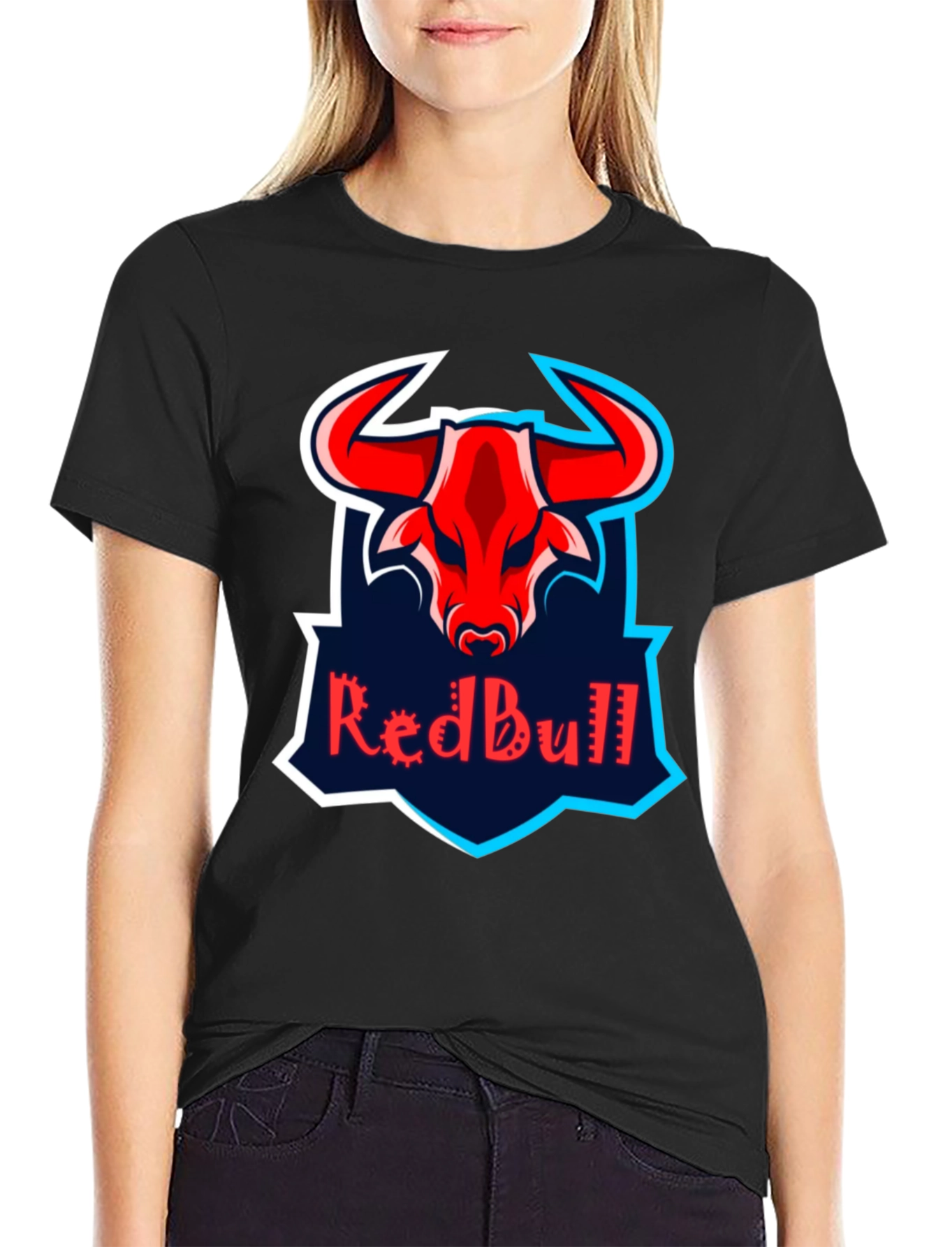 Red Bull Graphic Tee - Mens Black T-Shirt