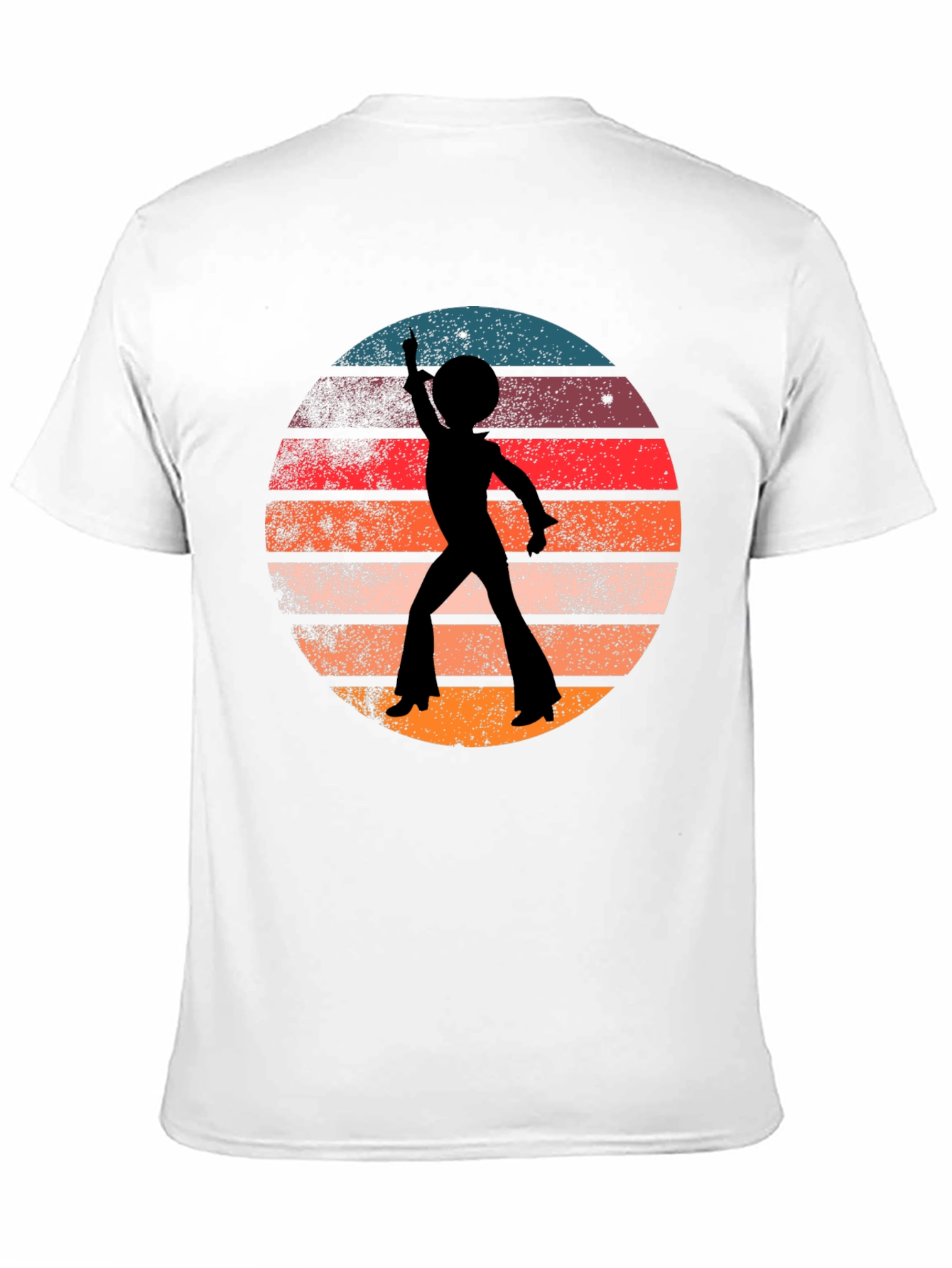 Retro Disco Dancer Graphic T-Shirt