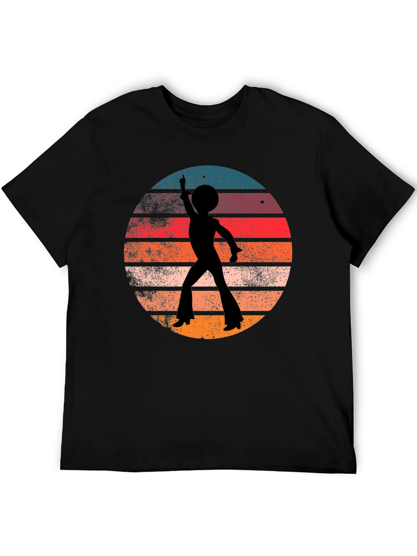 Retro Disco Dancer Graphic T-Shirt
