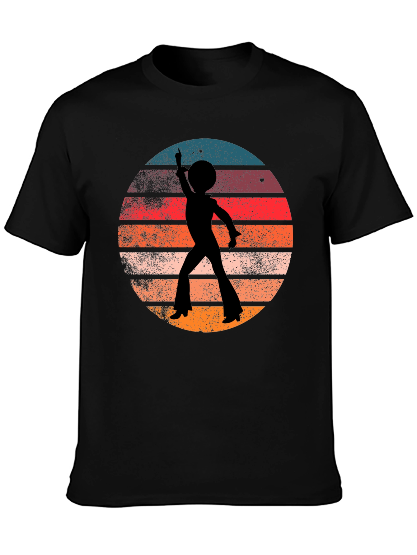 Retro Disco Dancer Graphic T-Shirt