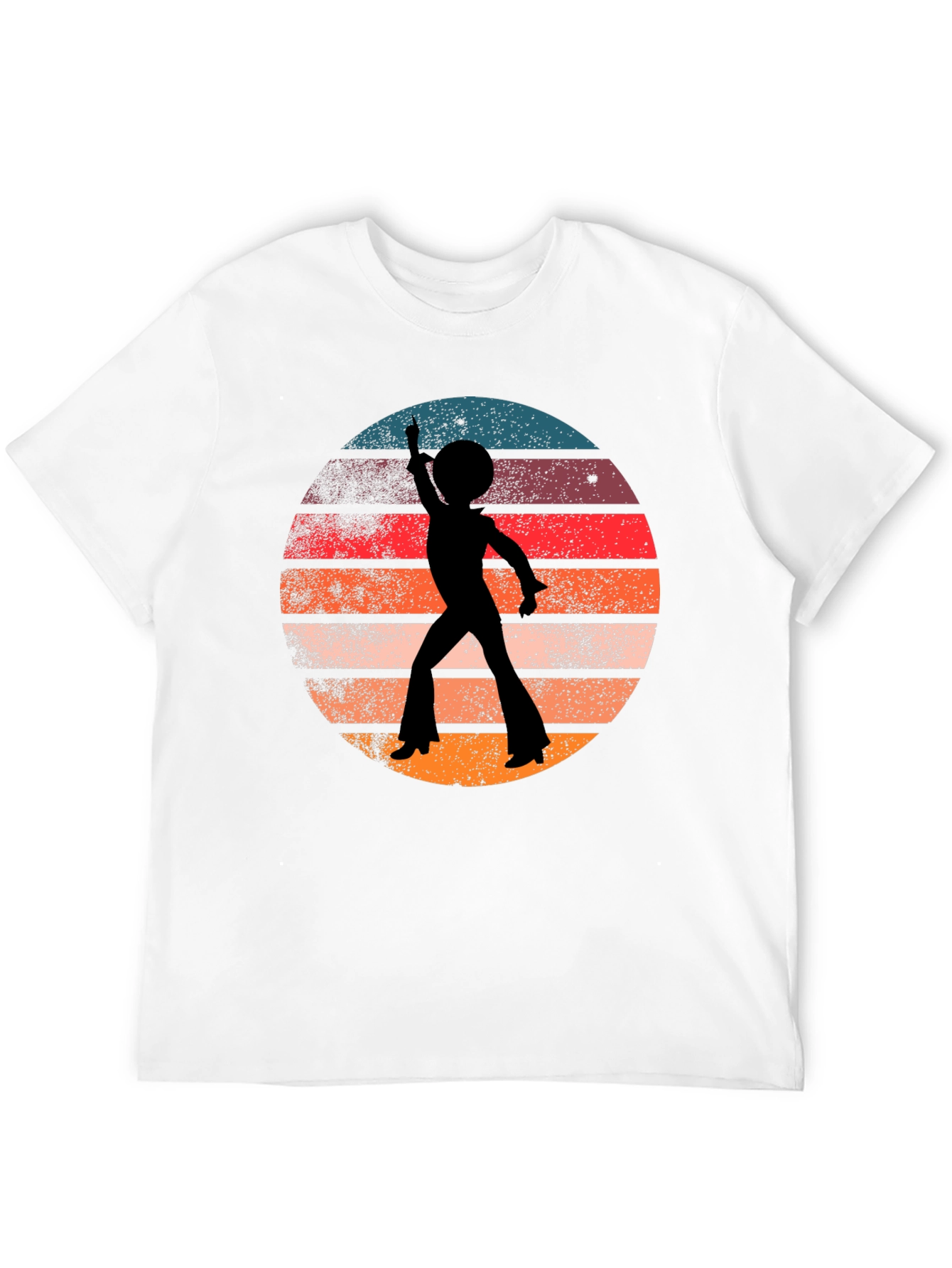 Retro Disco Dancer Graphic T-Shirt