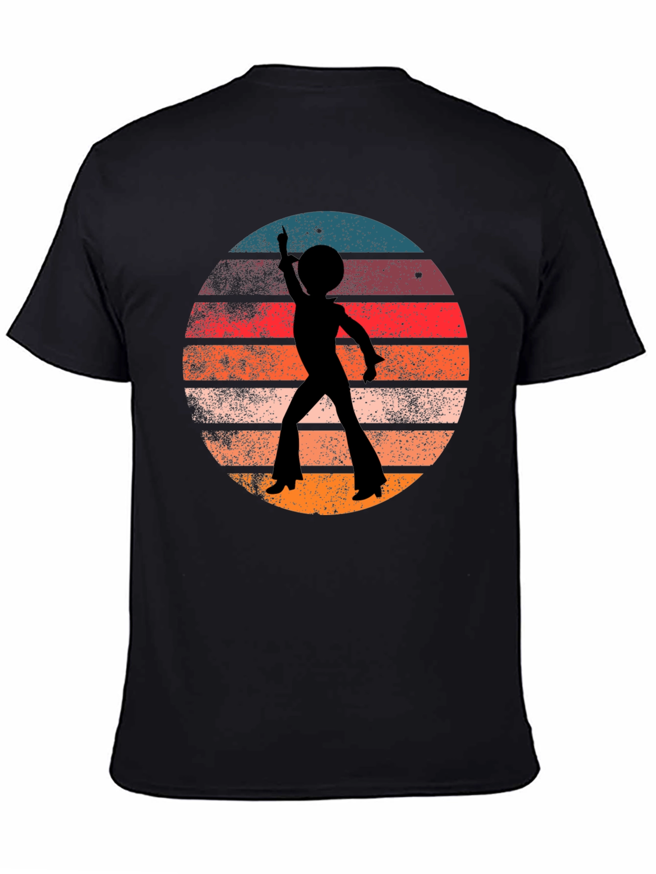 Retro Disco Dancer Graphic T-Shirt