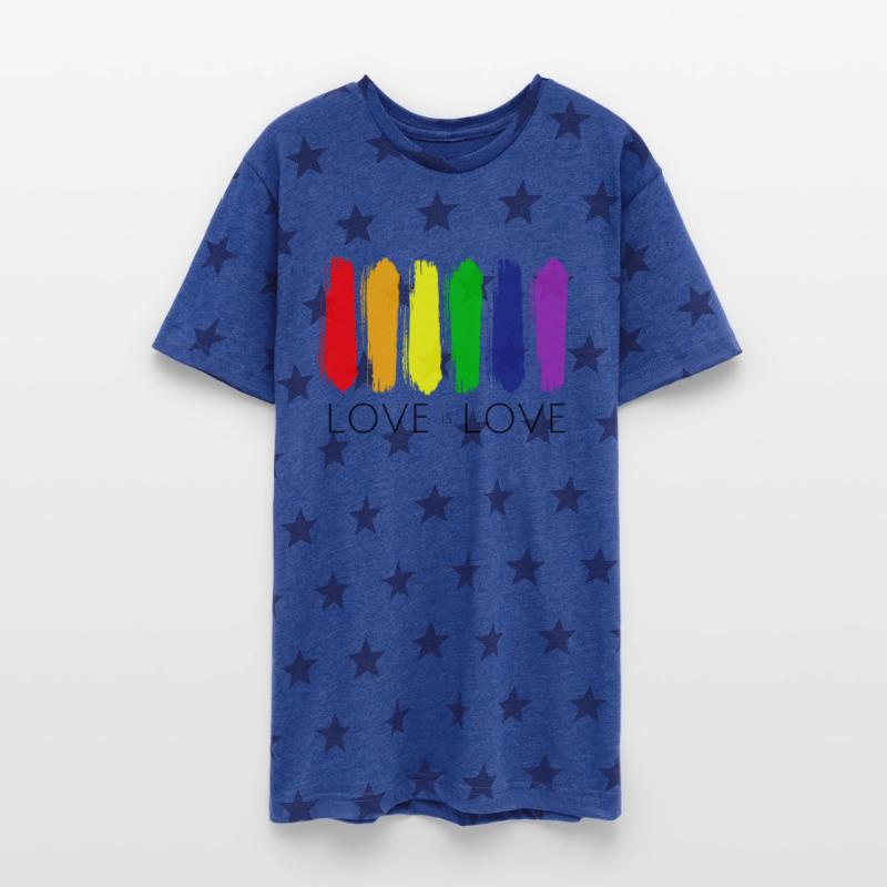 Love is Love Painting Rainbow LGBT Gay Pride