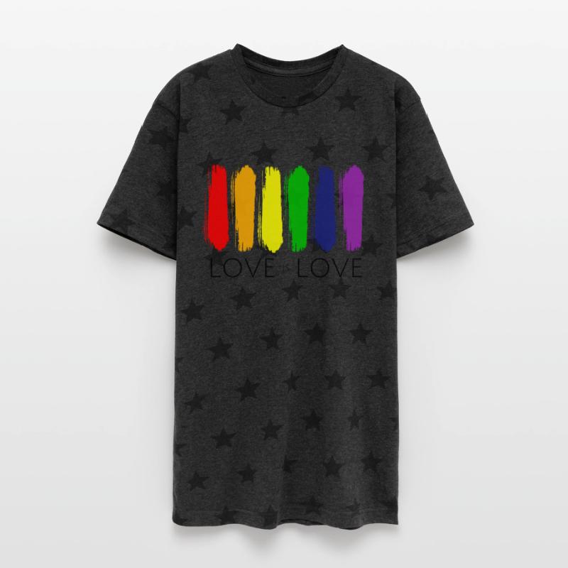 Love is Love Painting Rainbow LGBT Gay Pride