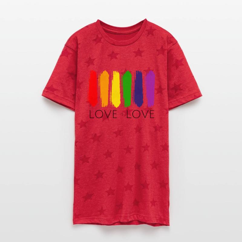 Love is Love Painting Rainbow LGBT Gay Pride