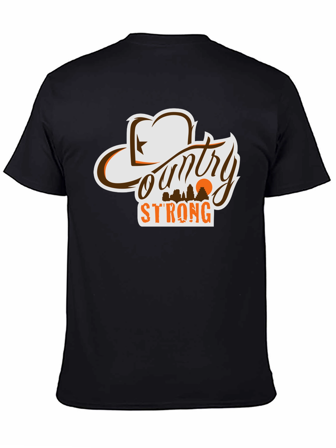 Country Strong Graphic T-Shirt - Western Style