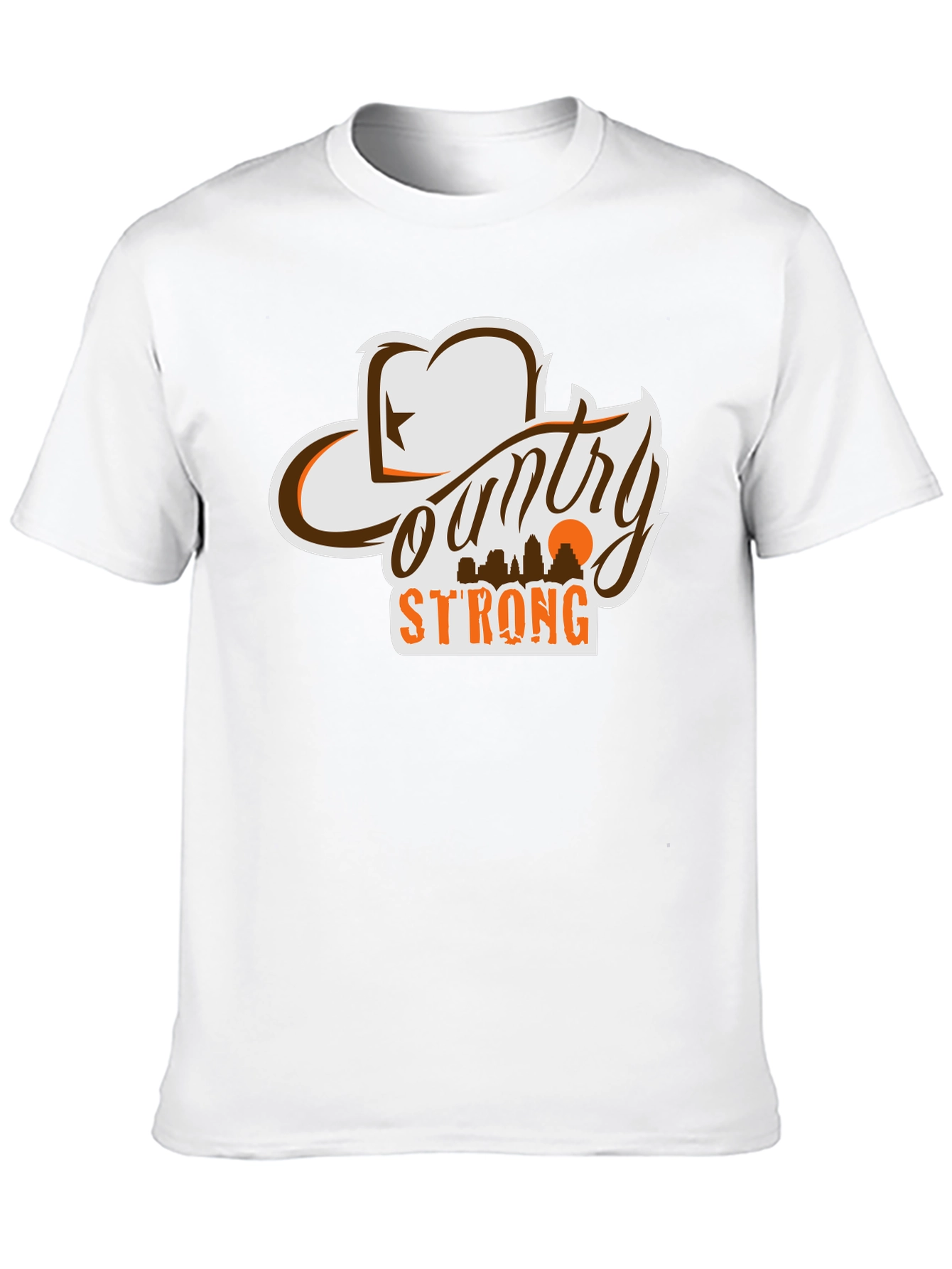 Country Strong Graphic T-Shirt - Western Style