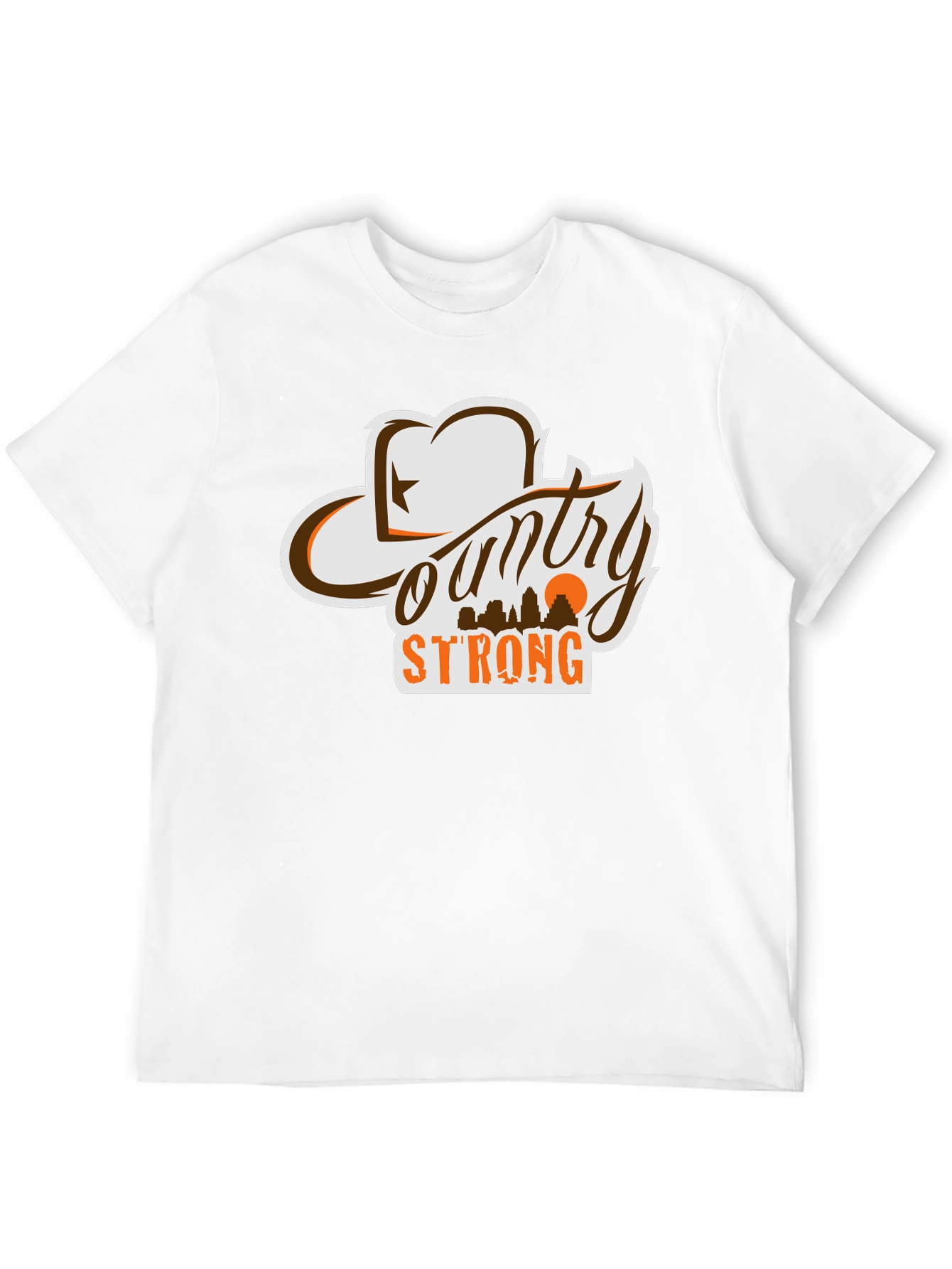Country Strong Graphic T-Shirt - Western Style