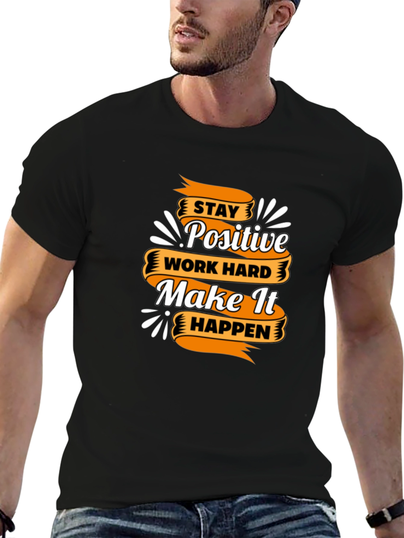 Motivational T-Shirt - Stay Positive